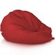 Rouge foncé Pouf Poire XL nylon