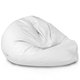 Blanc Geant Pouf Poire XXL nylon