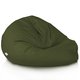 Vert foncé Geant Pouf Poire XXL nylon