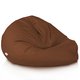 Marron Geant Pouf Poire XXL nylon