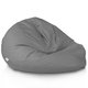 Gris Geant Pouf Poire XXL nylon