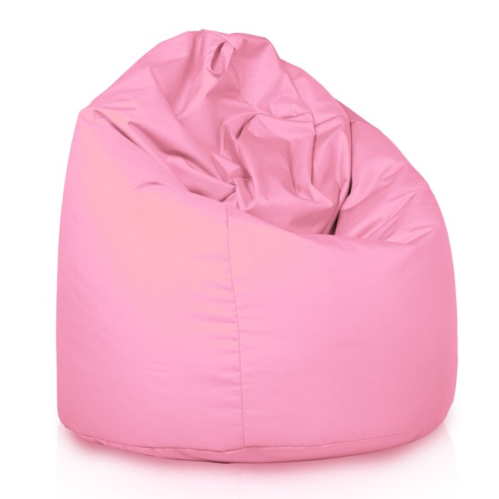 Rose clair Geant Pouf Poire XXL nylon