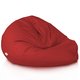 Rouge foncé Geant Pouf Poire XXL nylon