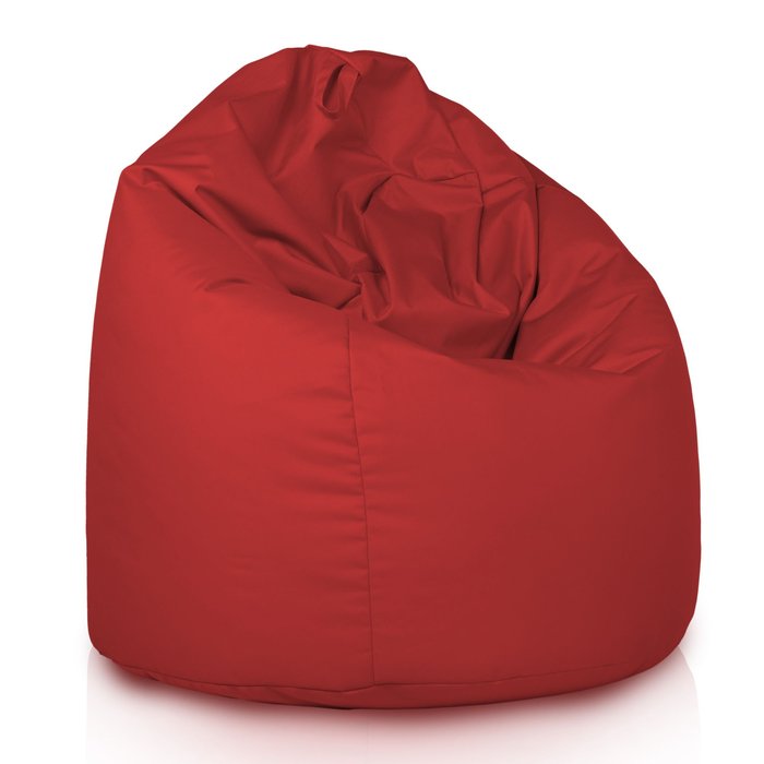 Rouge foncé Geant Pouf Poire XXL nylon