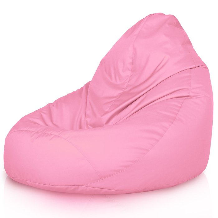 Rose clair Pouf Poire de jardin Drop XXL nylon