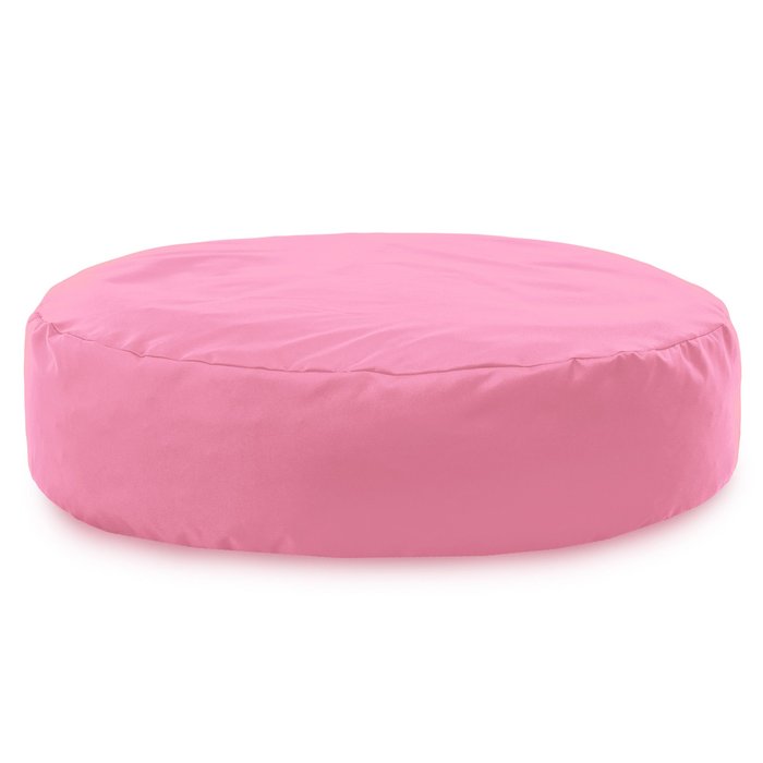 Rose clair Coussin Rond Monaco Extérieur nylon