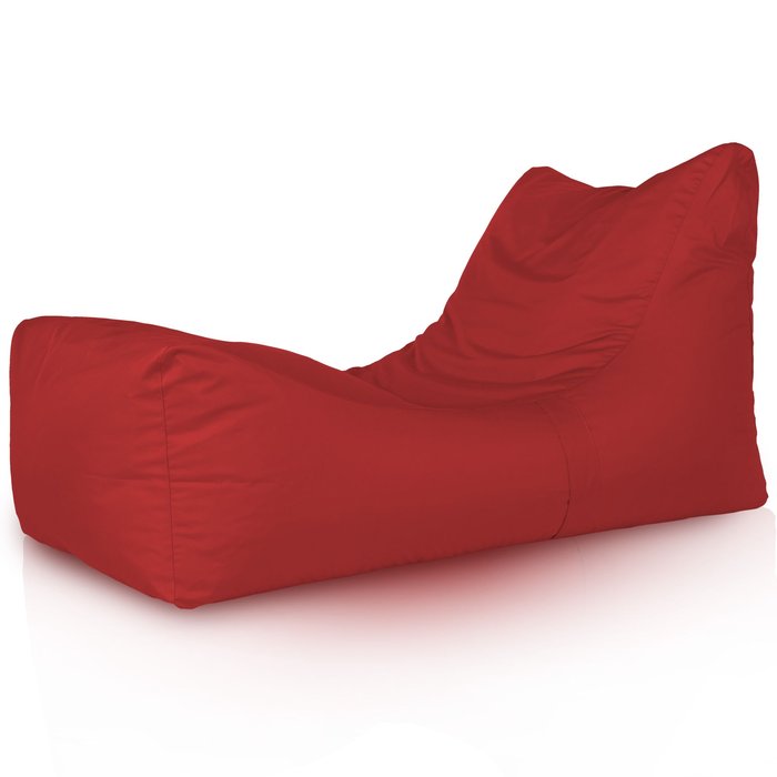 Rouge foncé Pouf Poire Fauteuil Athènes Extérieur nylon