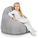 Yeti gris Pouf Poire 