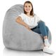 Yeti gris Pouf Poire 