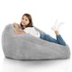 Yeti gris Pouf Poire 