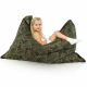 Camo Pouf Poire Coussin XXL Jardin nylon