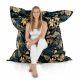 Feuilles d'or Pouf Poire Coussin 