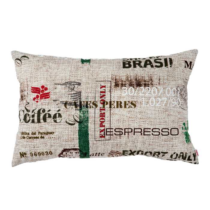 Coffee Coussin Rectangulaire Pour Salon 