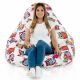 Hiboux Pouf Poire Drop XXL 