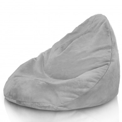Yeti gris Pouf Poire Drop XXL