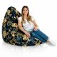 Feuilles d'or Pouf Poire Drop XXL 