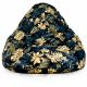 Feuilles d'or Pouf Poire Drop XXL 