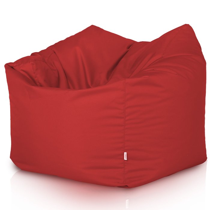 Rouge foncé Pouf Poire Fauteuil Amalfi nylon