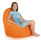 Orange Pouf Poire Fauteuil Porto nylon