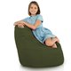 Vert foncé Pouf Poire Fauteuil Porto nylon