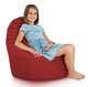 Rouge foncé Pouf Poire Fauteuil Porto nylon