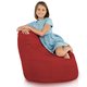 Rouge foncé Pouf Poire Fauteuil Porto nylon