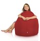 Rouge foncé Pouf Poire Fauteuil Porto nylon