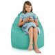 Turquoise Pouf Poire Fauteuil Porto nylon