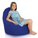 Bleu foncé Pouf Poire Fauteuil Porto nylon