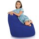 Bleu foncé Pouf Poire Fauteuil Porto nylon