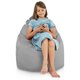 Gris clair Pouf Poire Fauteuil Porto nylon