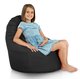 Noir Pouf Poire Fauteuil Porto nylon