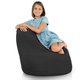 Noir Pouf Poire Fauteuil Porto nylon