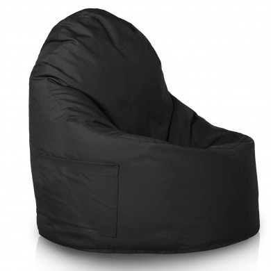 Noir Pouf Poire Fauteuil Porto nylon