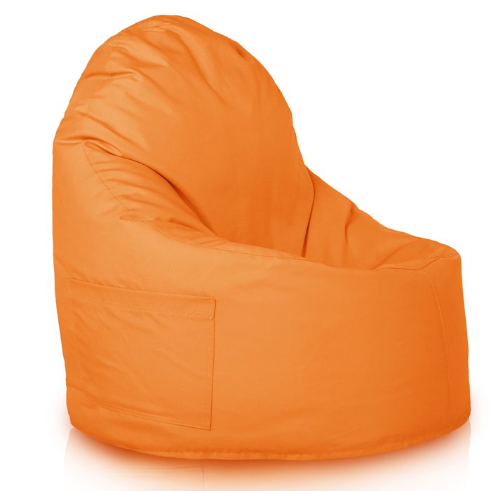 Orange Pouf Poire Fauteuil Porto nylon