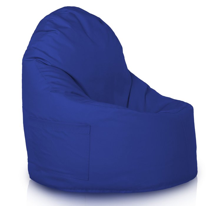 Bleu foncé Pouf Poire Fauteuil Porto nylon