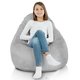 Yeti gris Pouf Poire Fauteuil Porto 