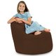 Marron Pouf Poire Fauteuil Porto velours