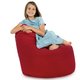 Rouge Pouf Poire Fauteuil Porto velours