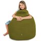 Vert Pouf Poire Fauteuil Porto velours