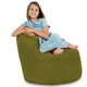 Vert Pouf Poire Fauteuil Porto velours