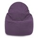 Violet Pouf Poire Fauteuil Porto velours