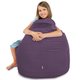 Violet Pouf Poire Fauteuil Porto velours