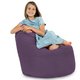 Violet Pouf Poire Fauteuil Porto velours