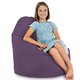 Violet Pouf Poire Fauteuil Porto velours