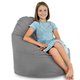 Acier Pouf Poire Fauteuil Porto velours