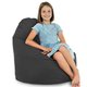 Gris Pouf Poire Fauteuil Porto velours