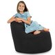 Noir Pouf Poire Fauteuil Porto velours