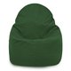 Vert foncé Pouf Poire Fauteuil Porto velours