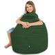 Vert foncé Pouf Poire Fauteuil Porto velours